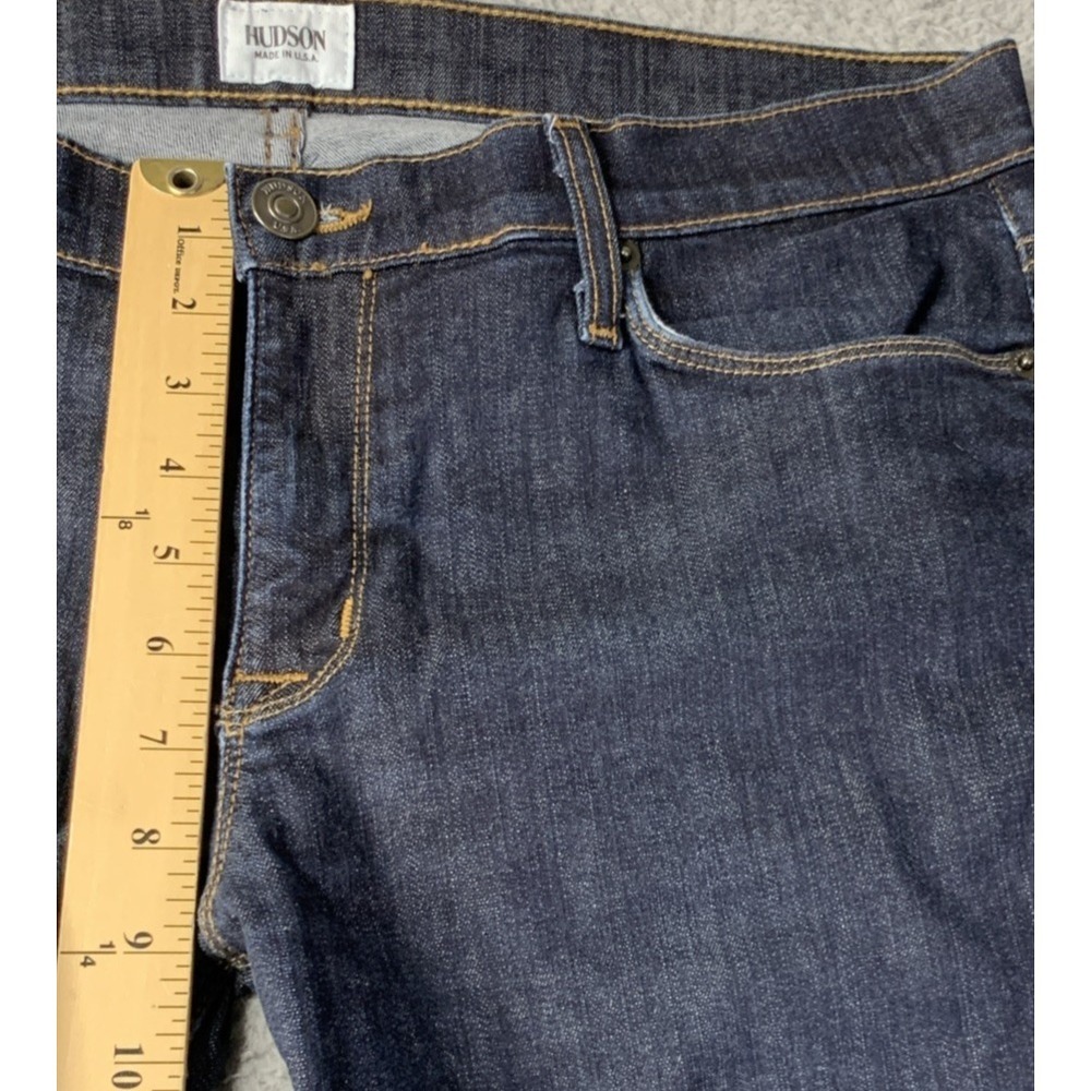 Hudson Jeans Womens 32 Juliette Super Skinny Blue Mid Rise Ankle Zippers NWOT - Picture 3 of 13